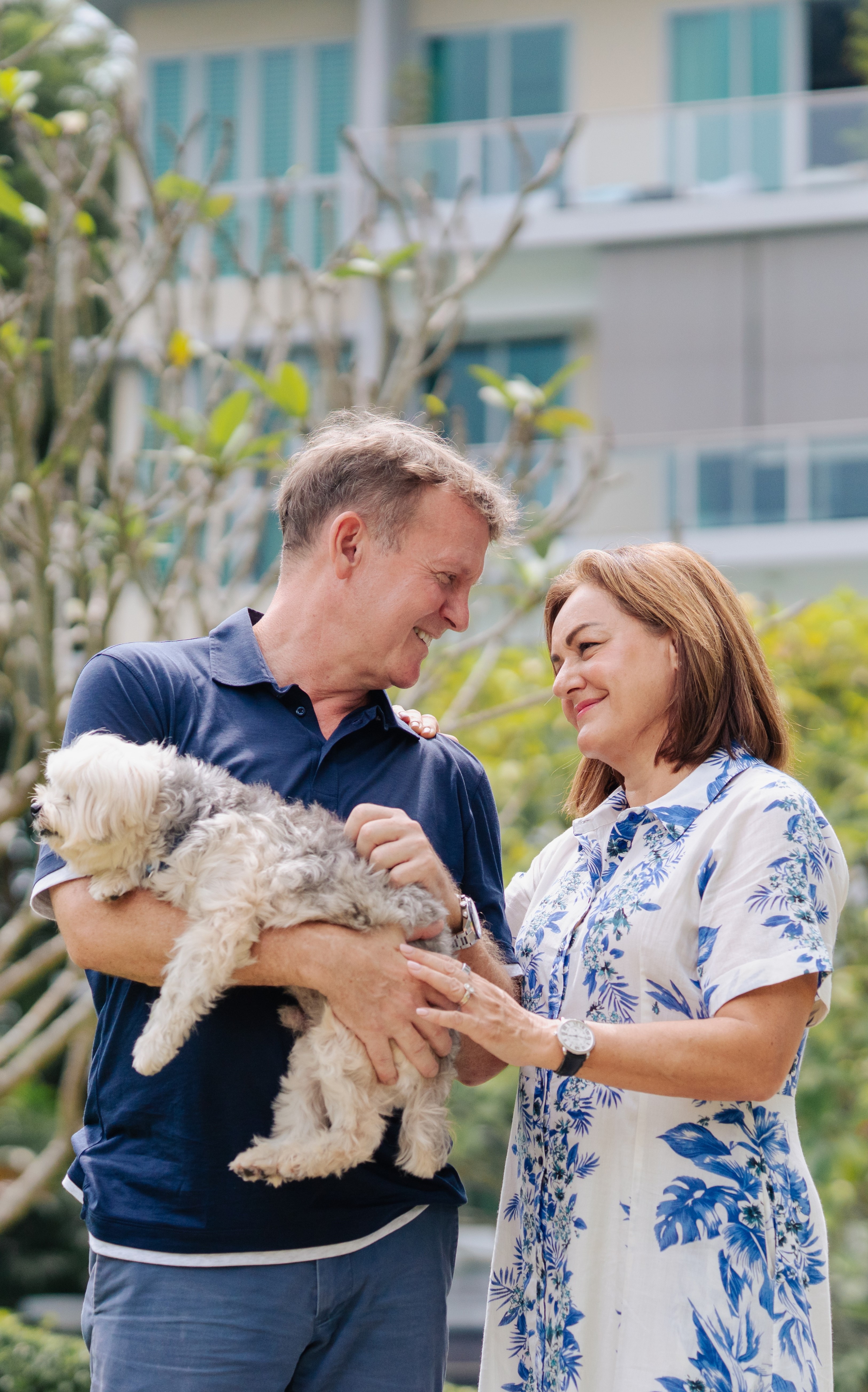 Alistair Rosie with dog