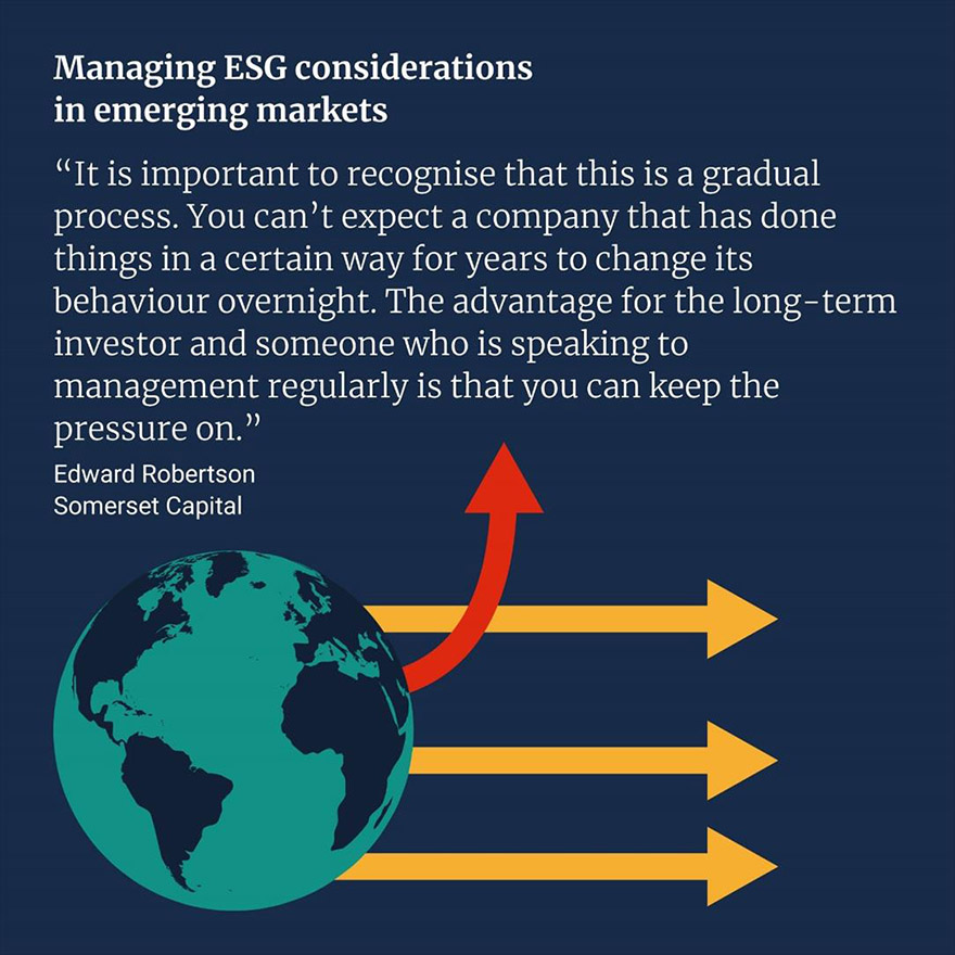 Managing ESG considerations in emerging markets